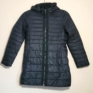 Girl's Lands End Long Puffer Coat Size 8-10